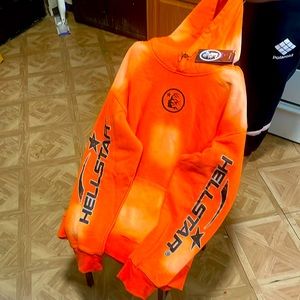 Orang XL Hellstar Hoodie Authenic I order it and can t fit it brand new w tags